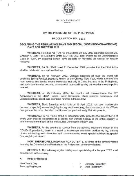 davao city portal 2023|PROCLAMATION NO. 11 Series of .